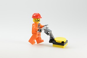 Staubsaugerroboter von Lego. Kostet ...