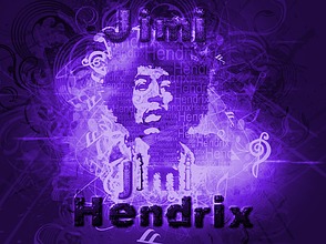 "Eifersucht ist violett". Hendrix ...