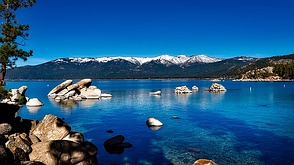 Der Lake Tahoe in Nevada
