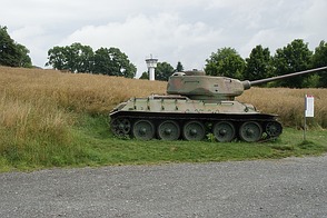 Dieser russische T34 war seit dem ...