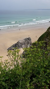 Beliebter Surfstrand in Newquay