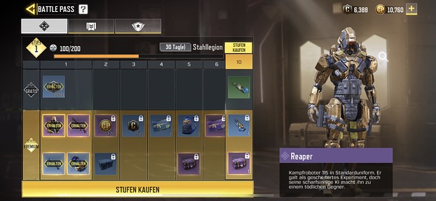 Reaper, Level 1, Premium