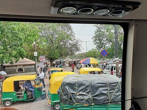 Auf den Straßen von Delhi