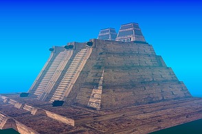 Der Ort Tenochtitlán in Mexiko