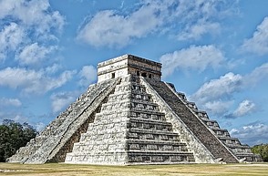 Maya-Pyramide in Chichen Itzá