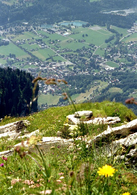 Savoyen Samoens Aouille de Criou Montblanc-Blick Frankreich Wander-Tour primapage