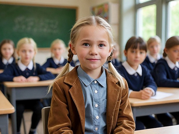 gespannt auf den ersten Schultag