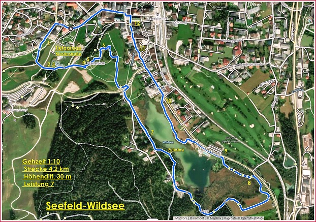 Tour Seefeld Wildsee Seekirchl Pfarrhügel Tirol