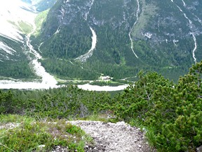 Wandern im Pustertal - Rotwandwiesen, Blick zur Talschlusshütte