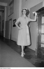 Kleid Anfang 50er Jahre