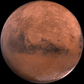 Planet Mars. Nicht im Bild: Marsbewohner