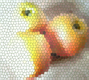 Mosaik-Apfel