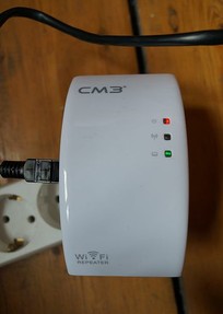 CM3 WLAN Repeater - Installation mit Kabel