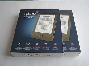 Tolino Shine in der Verpackung