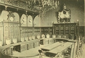  Ratssaal im Jahr 1897 (Copyright: ©Stadtarchiv MG)