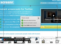 Screen Capture Video Tool - kostenlos mit screenr.com
