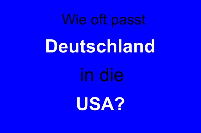 Wie Oft Passt Deutschland In Russland Wie oft passt Deutschland in die USA?
