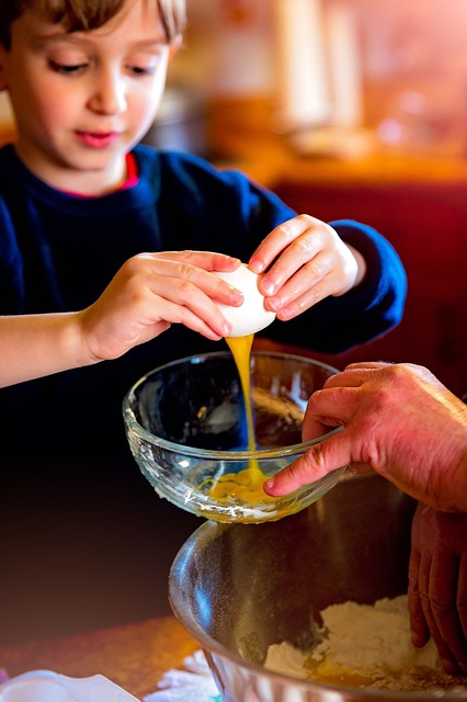 Kochen mit Kindern - Arme Ritter mit Himbeersoße